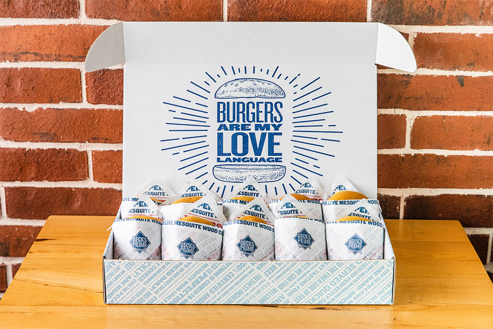 Burger Box - 10 quarter pound burgers